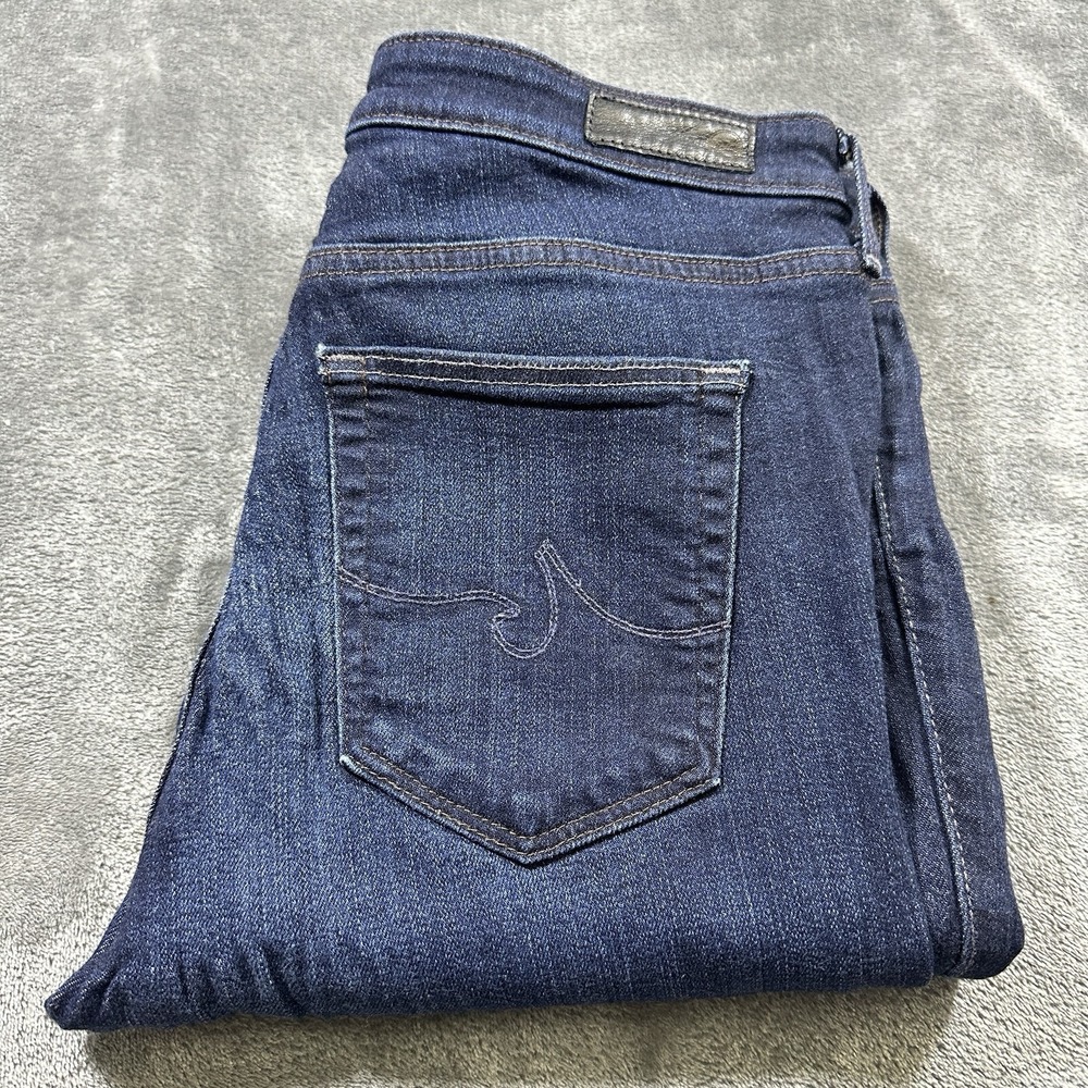 AG Adriano Goldschmied Prima Jeans Womens 28R‎ Blue Excellent Mid Rise Cigarette